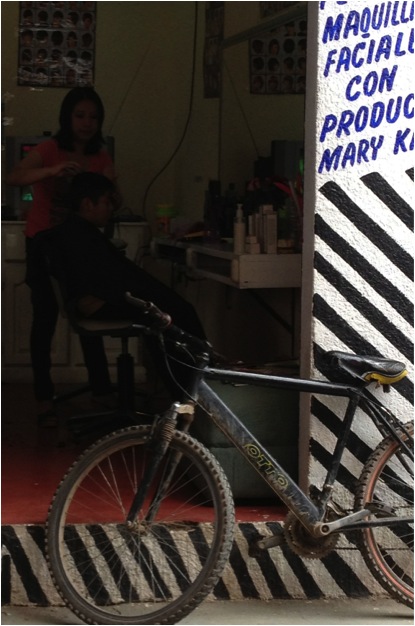 Bicycling to the Barbershop